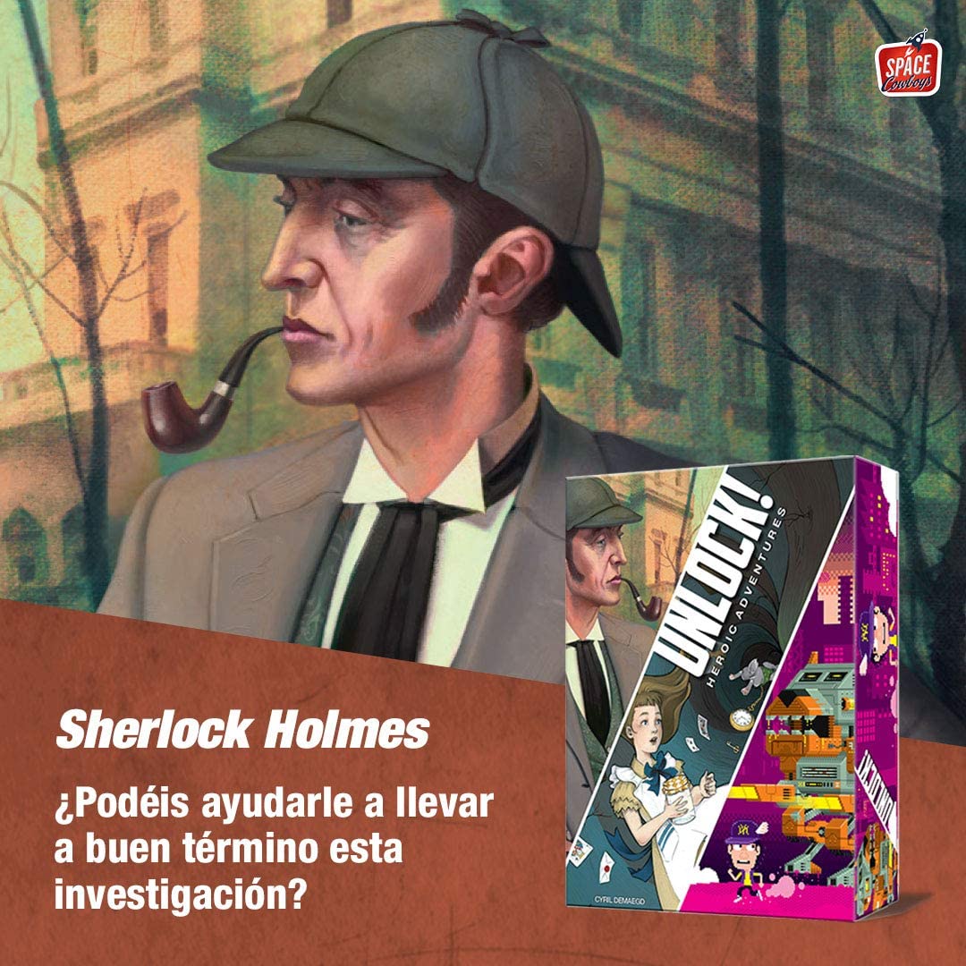 Juego De Mesa Unlock Heroic Adventures Espanol