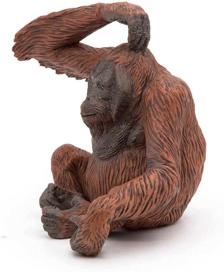 Figura Animales Orangután Pintado a Mano