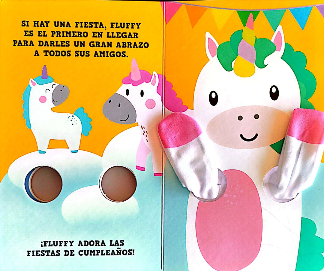 Libro Y Titere De Dedo Abrazos De Unicornio