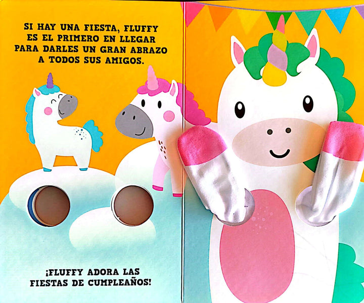 Libro Y Titere De Dedo Abrazos De Unicornio