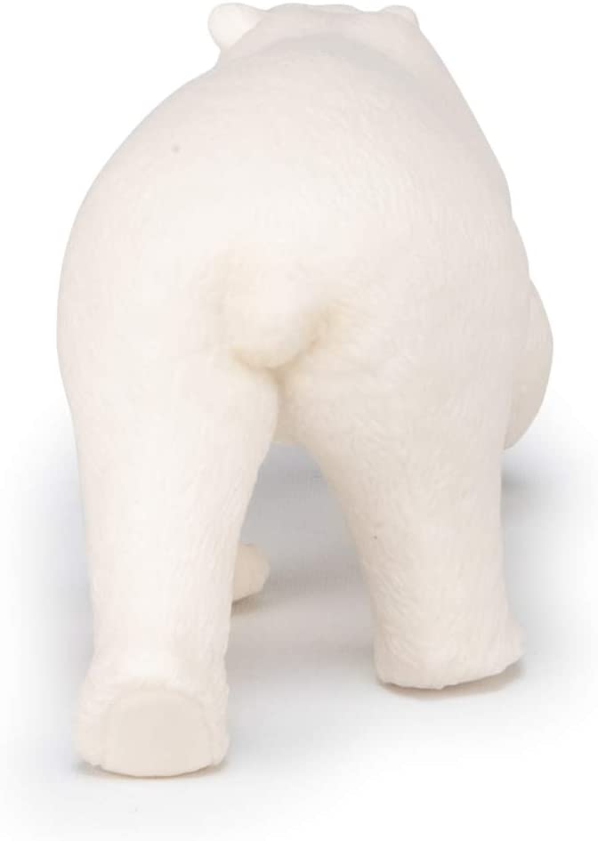 Figura Oso Polar Pintado a Mano