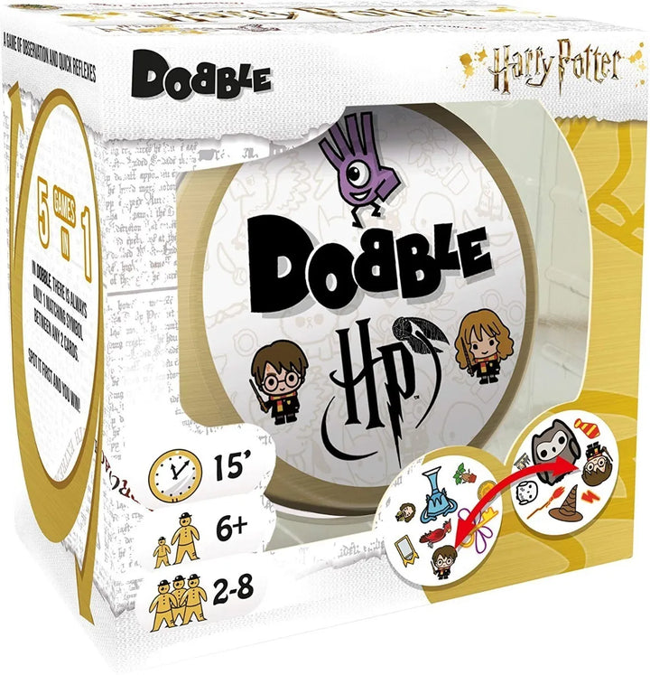 Juego De Mesa Dobble 5 En 1 Spot It Agilidad Harry Potter