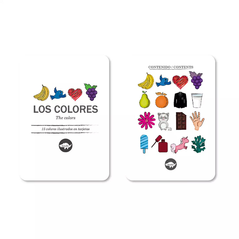 Flash Cards Los Colores Cartas Didácticas