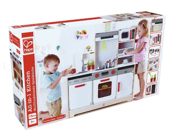 Juguete Cocina Multifunción Madera Para Niños