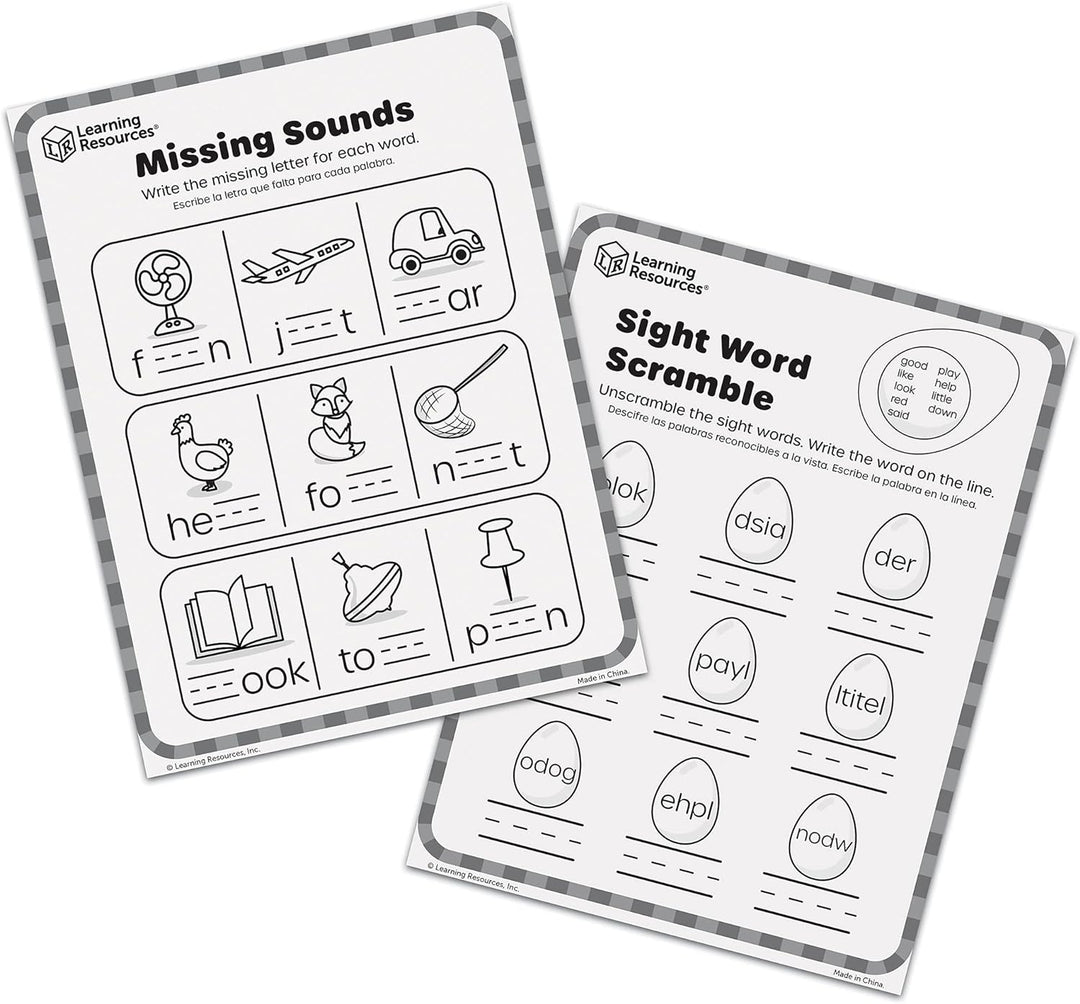 Juego Didáctico Lectura En Inglés para niños