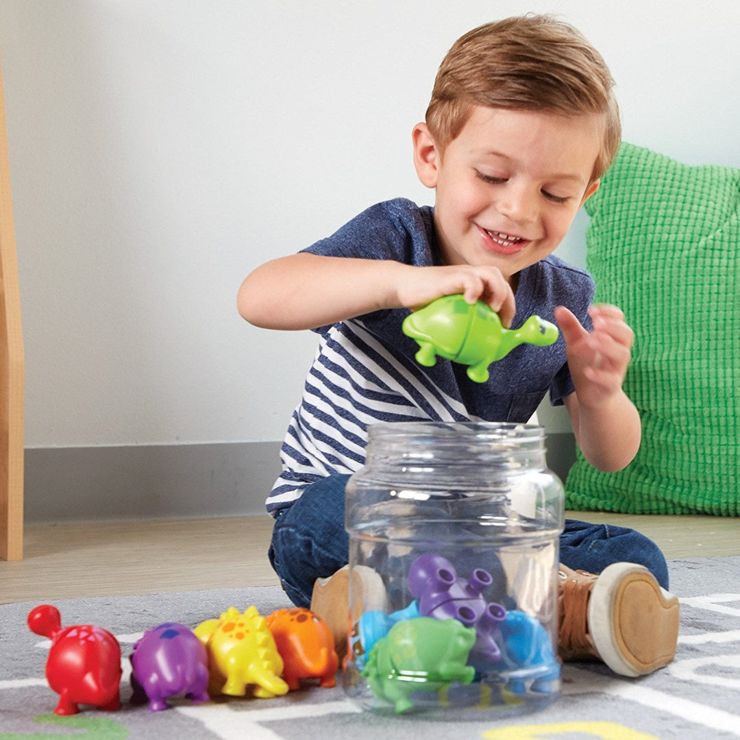 Juego Didáctico de Dinosarios Motricidad fina Para Niños
