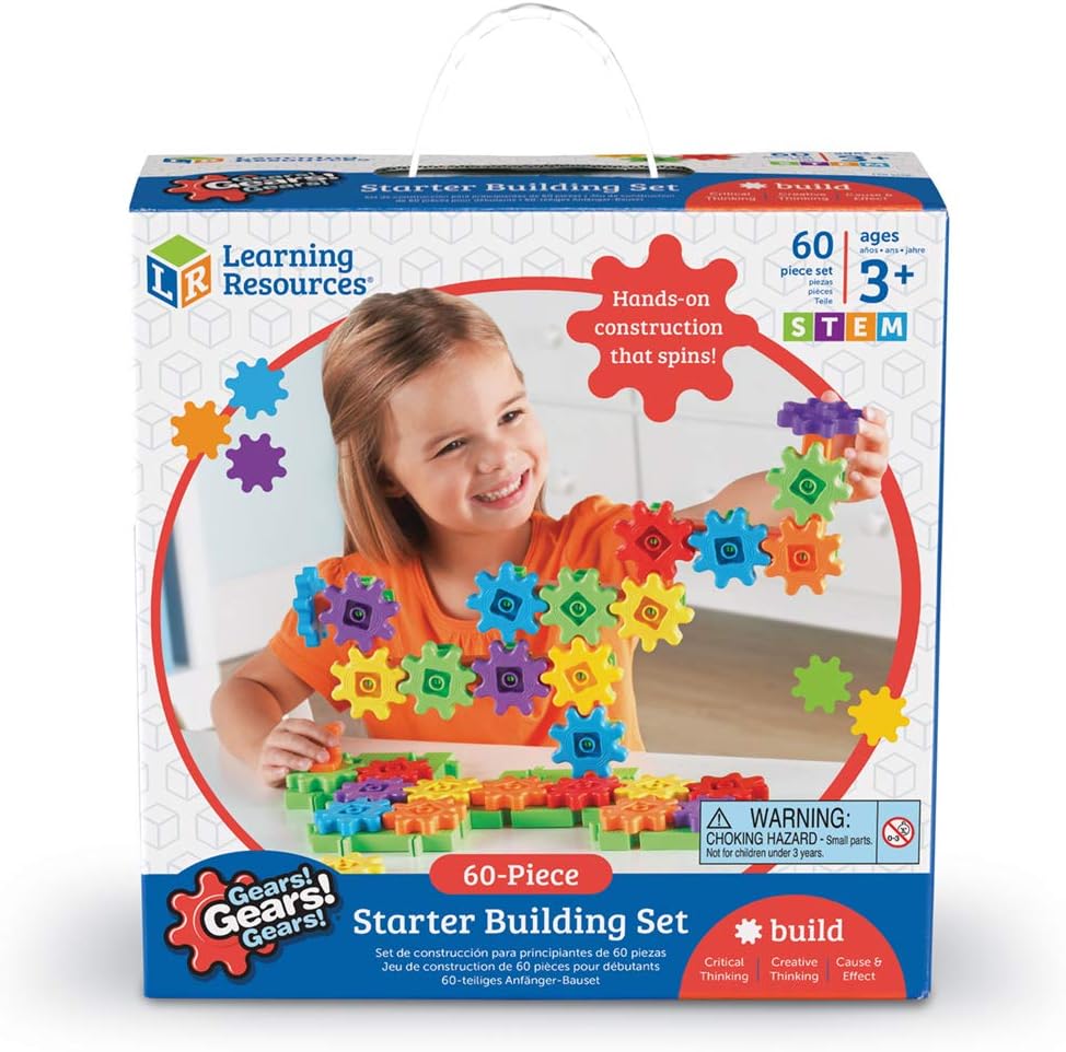 Juego de Construcción Engranajes 60 Piezas niños