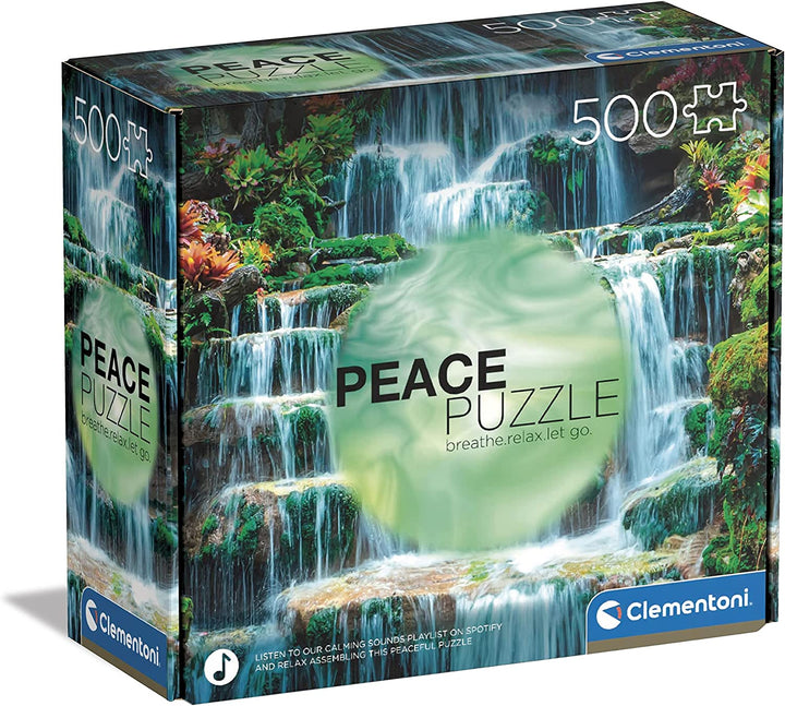 Rompecabezas 500 Piezas Cascada Natural Relajación Clementon
