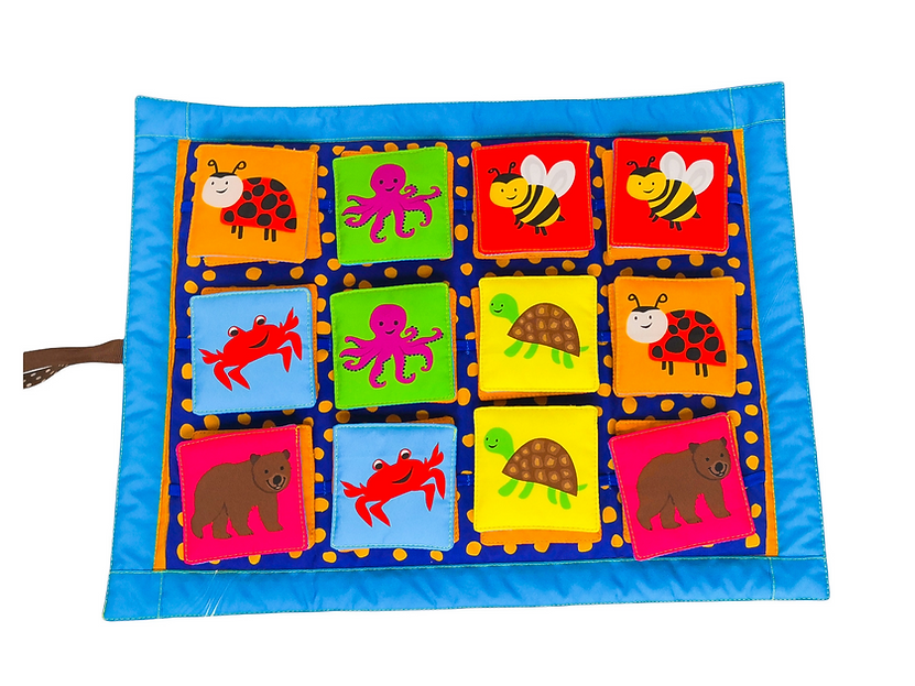 Juego Memory Viajero Animales Sensorial