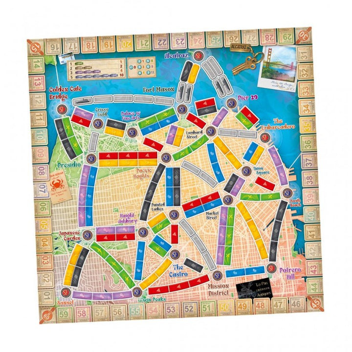 Juego de Mesa Aventureros Al Tren San Francisco