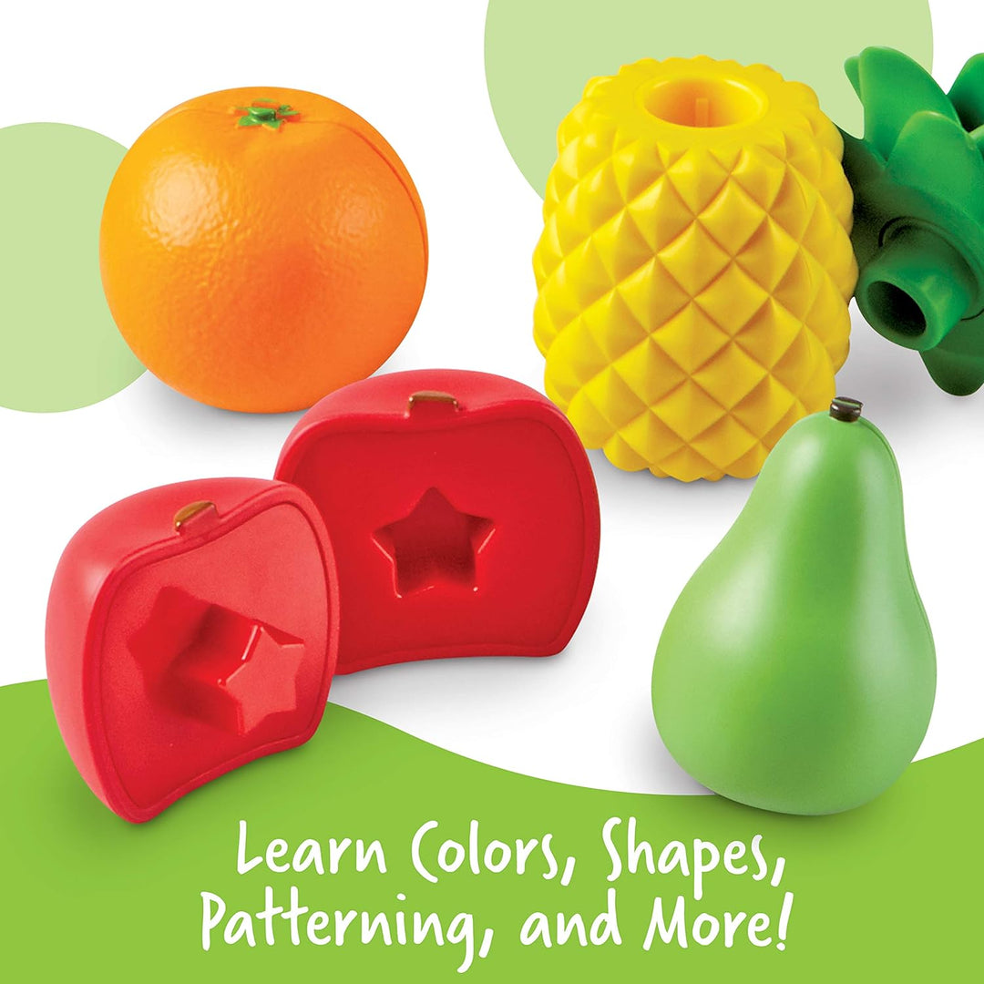 Juego De Encaje Frutas Formas Y Colores Niñas