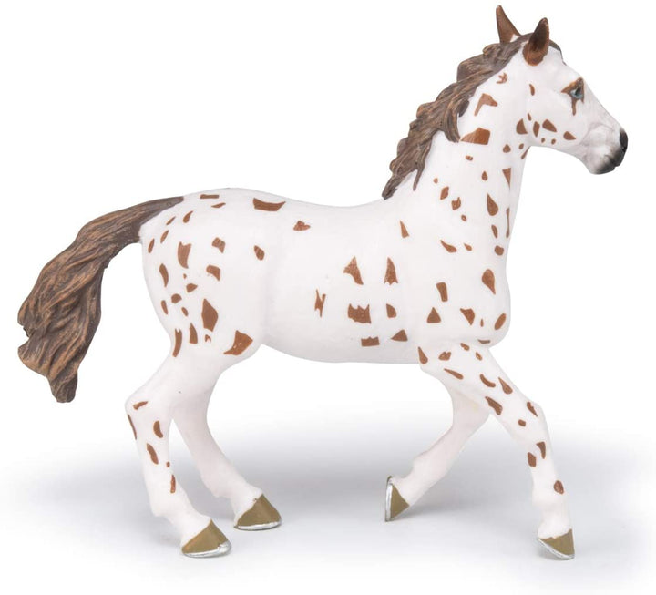 Figura Animales Yegua Appaloosa Pintada a Mano