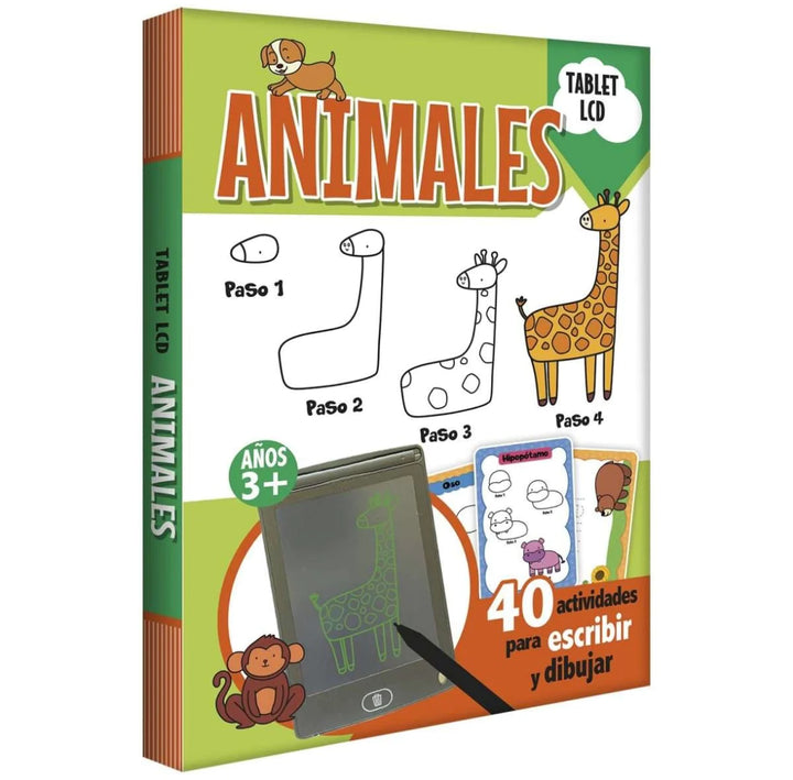 Libro Didáctico Tablero Lcd Los Animales