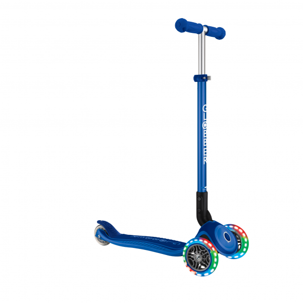 Patineta Globber Primo Plus Con Luces azul