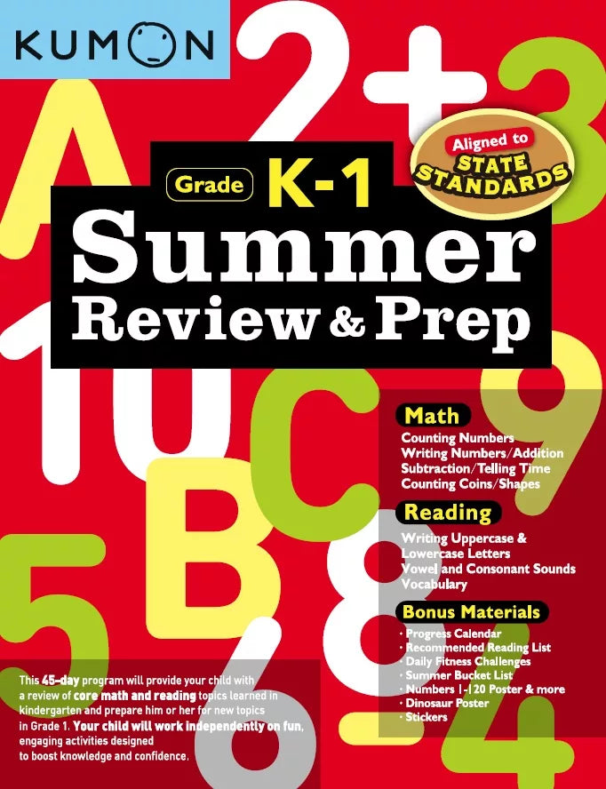 Libro Kumon Preparacion Matematicas Y Lectura Grado 1