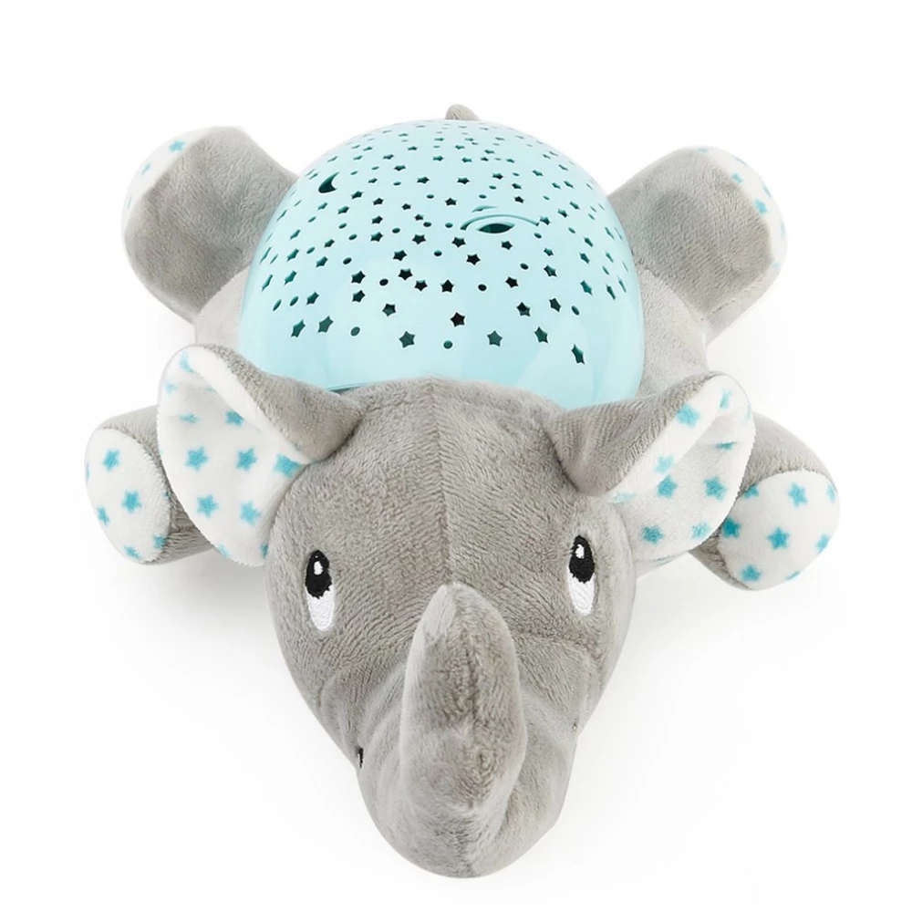 Lampara Para Niños Proyector Luz Elefante