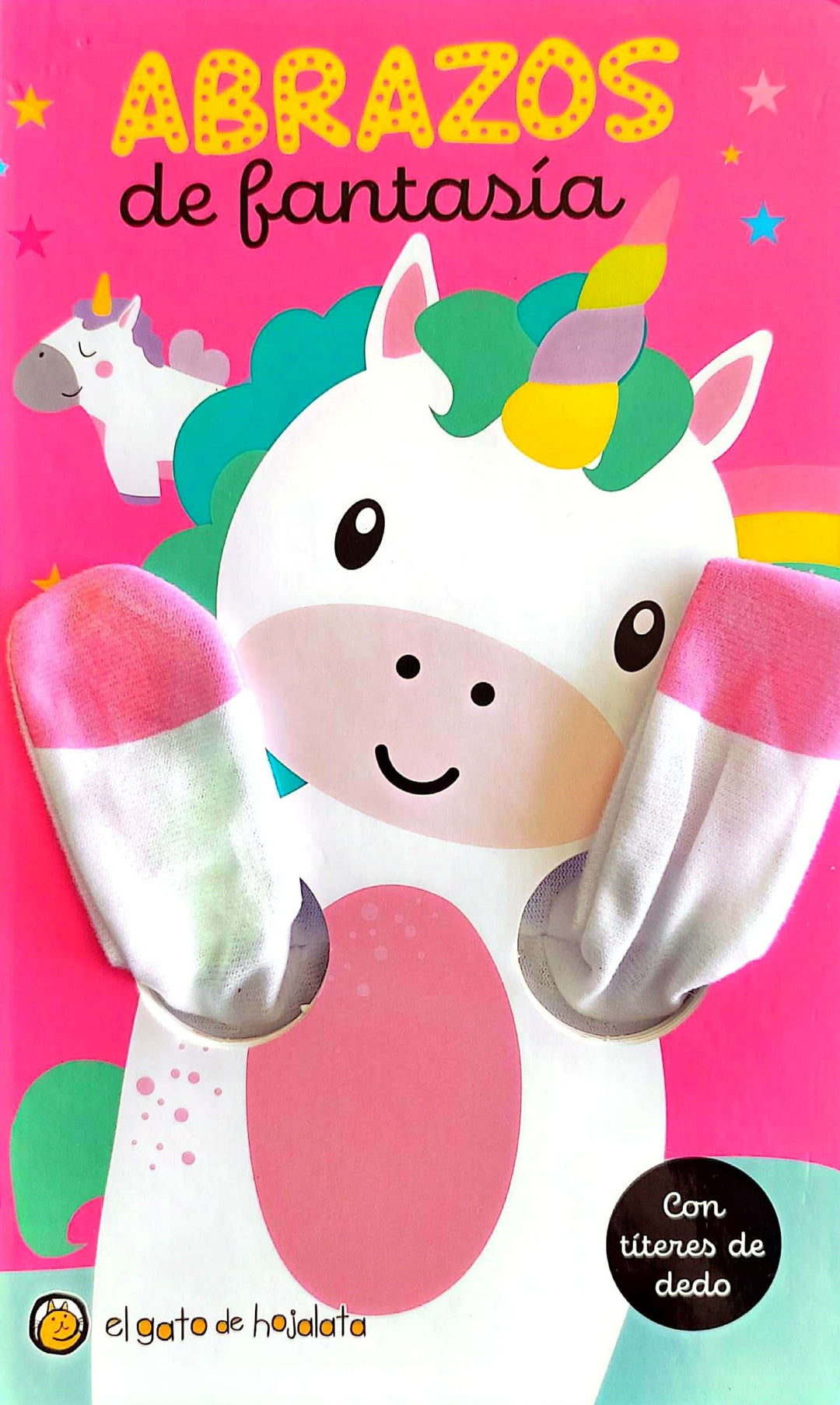 Libro Y Titere De Dedo Abrazos De Unicornio