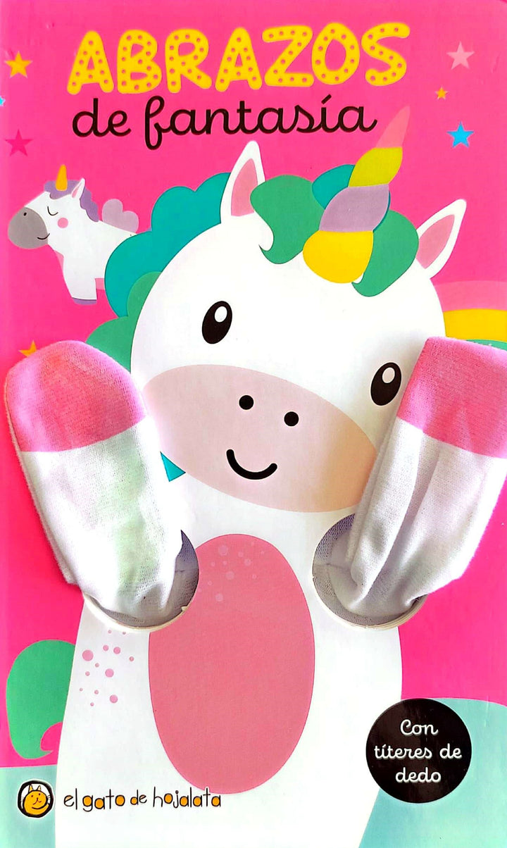 Libro Y Titere De Dedo Abrazos De Unicornio