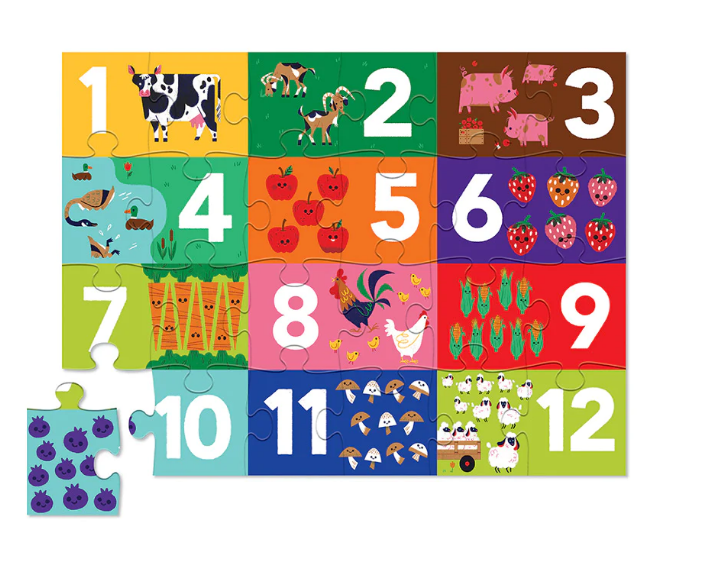 Rompecabezas 24 Piezas La Granja 123