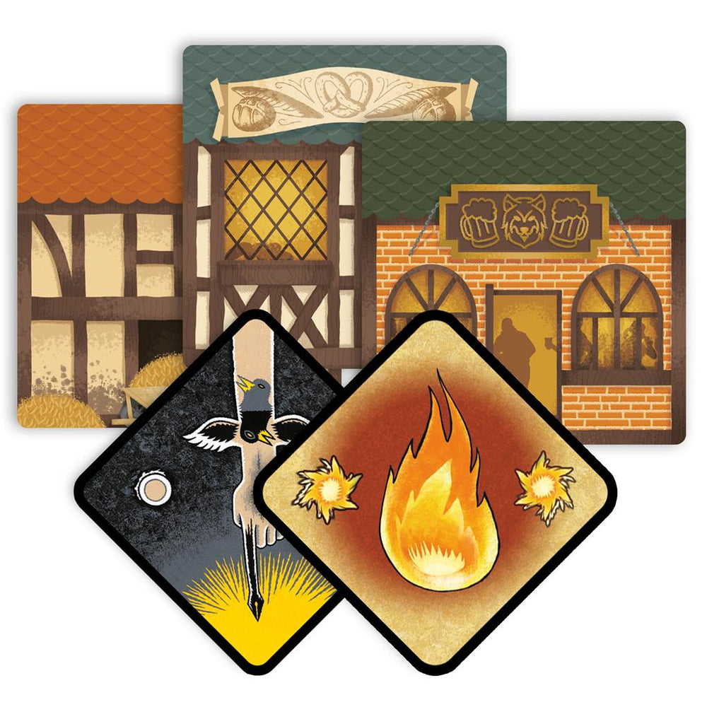 Juego De Mesa La Aldea Los Hombres Lobo de Castro Negro