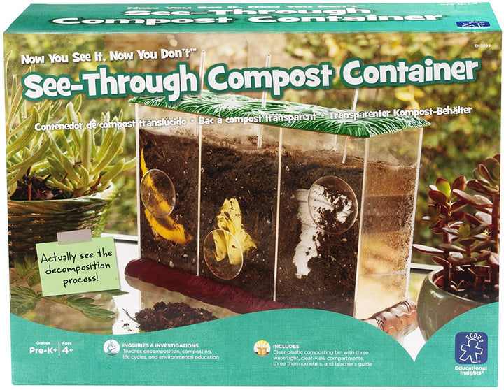 Set De Experimentos Proceso del Compostaje Para Niños