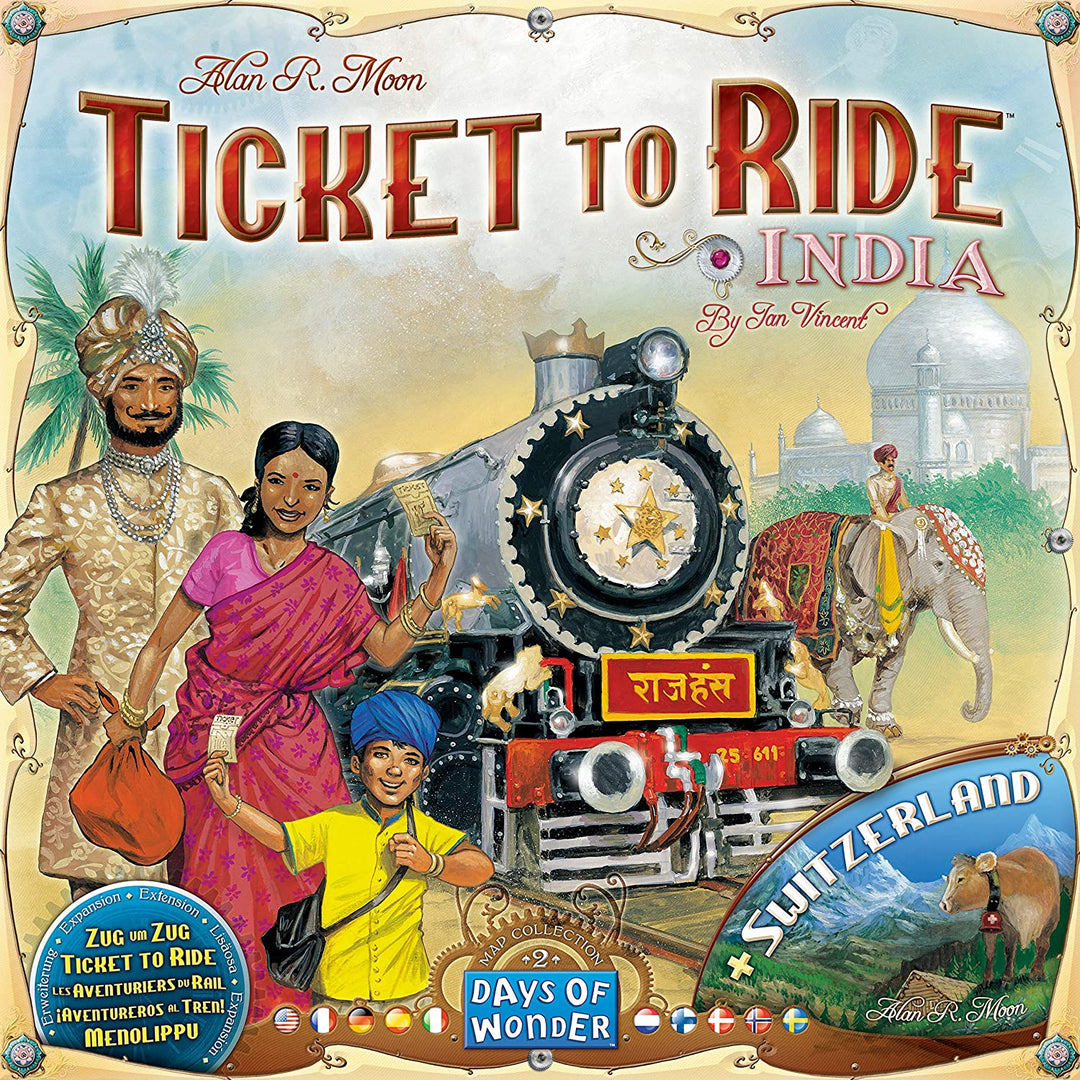 Juego De Mesa Ticket To Ride India Español