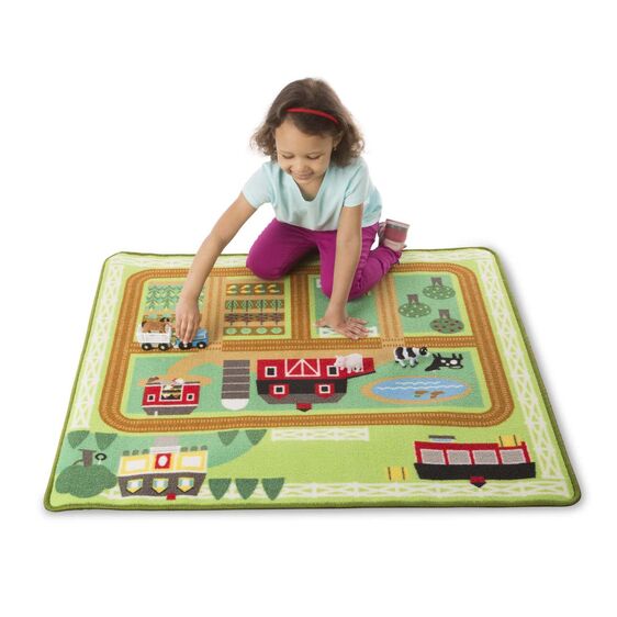 Tapete de Juego:  Aprendo y Juego con  Mi Primera Granja