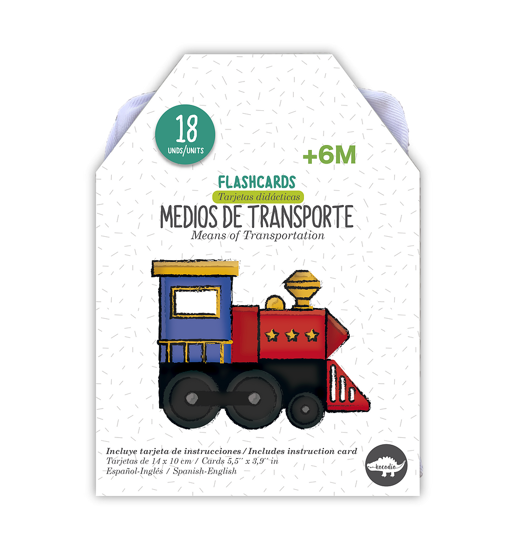 Flash Cards Medios de Transporte