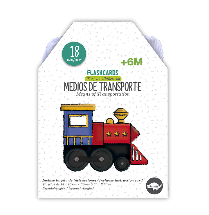Flash Cards Medios de Transporte