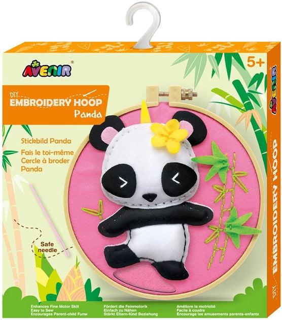 Set De Arte Y Manualidades Bordado Panda