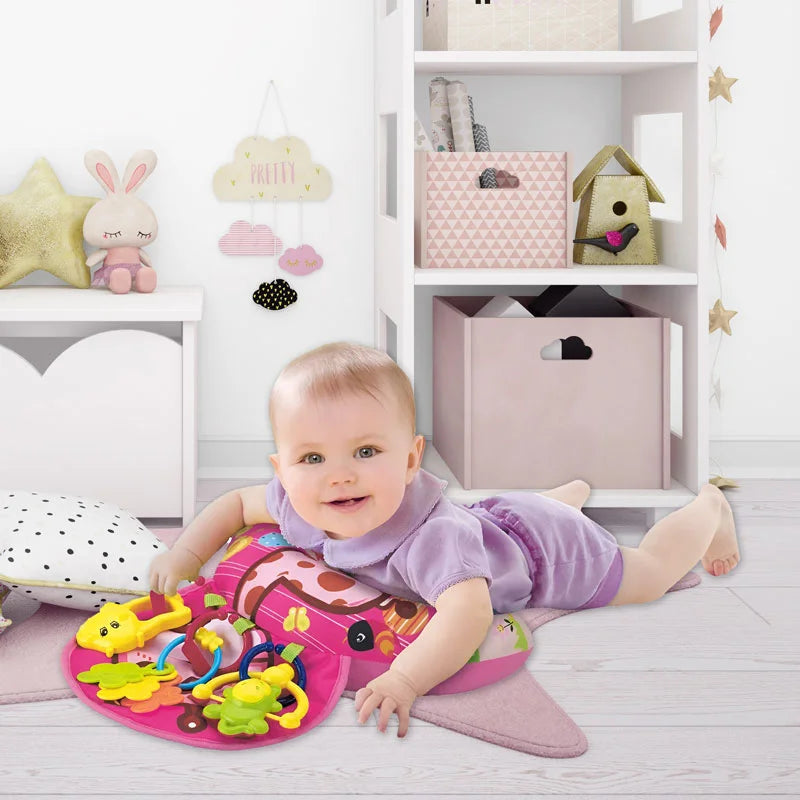 Almohada De Estimulación Tummy Time Jirafa