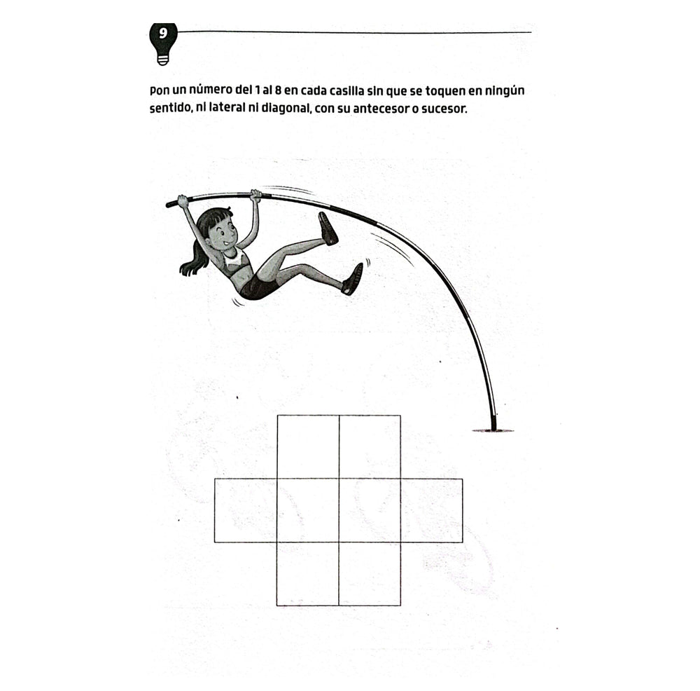 Libro De Pasatiempos 100 Enigmas Para Entrenar Tu Mente