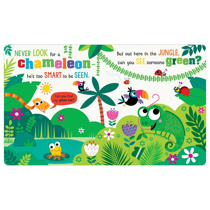 Libro Sensorial Nunca Busques Un Camaleon