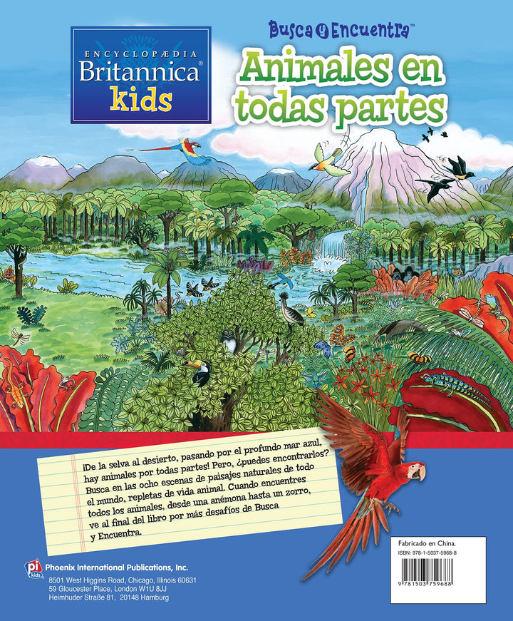 Libro De Actividades Busca Y Encuentra Animales