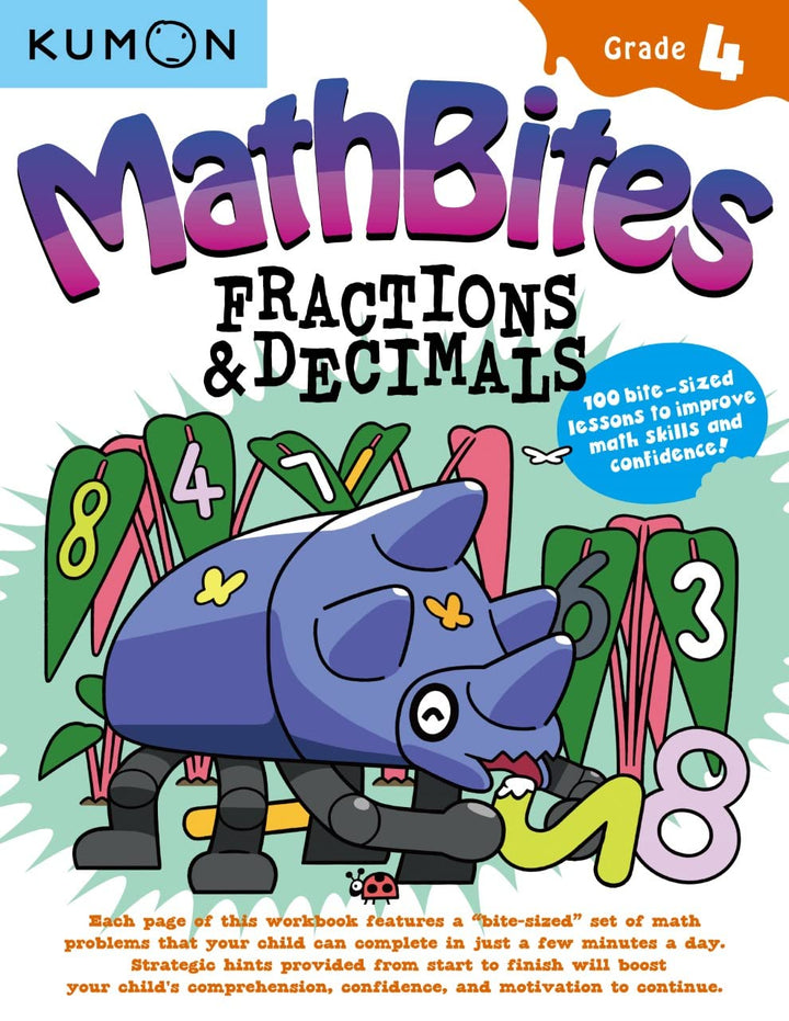 Libro Kumon Fracciones Y Decimales 4to Grado En Ingles