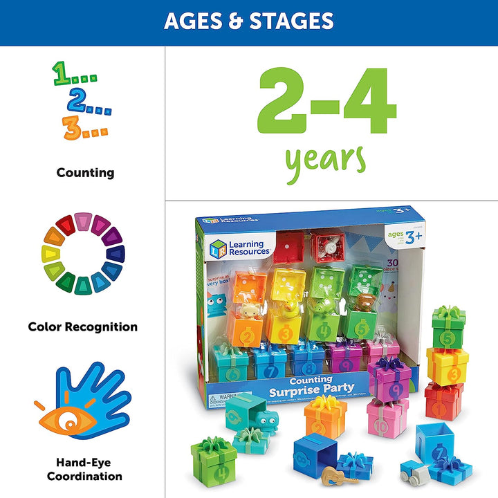 Juego de Clasificación Regalos De Colores Para Niños