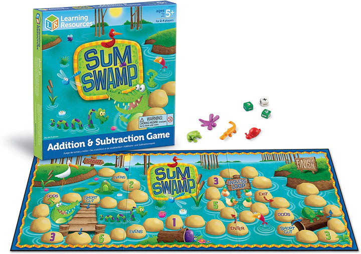 Juego de Mesa Matemáticas Suma y Resta Para Niños