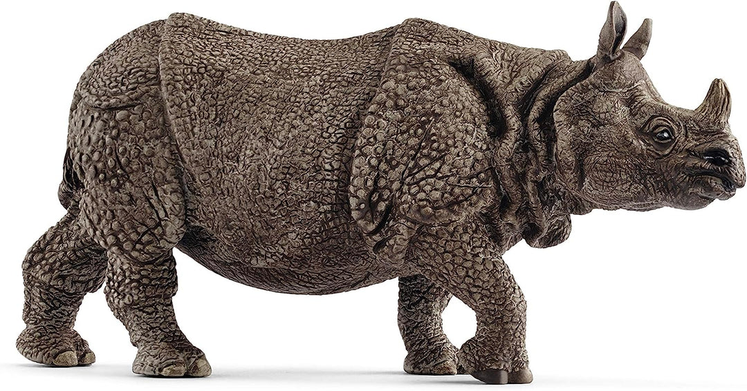 Figura Animales Rinoceronte Pintada A Mano