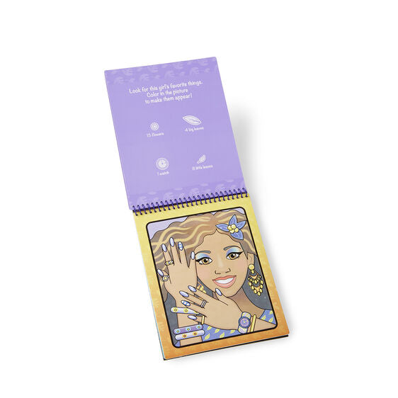 libro para Pintar con Agua Maquillaje