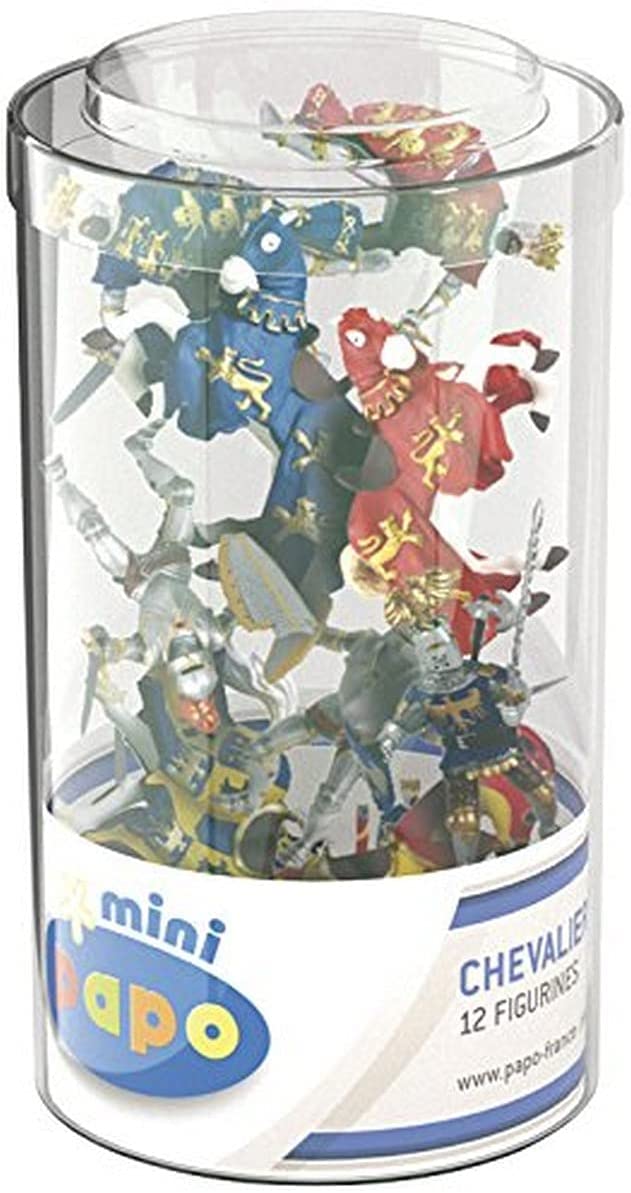 Figuras Caballeros y Caballos Pintados a Mano