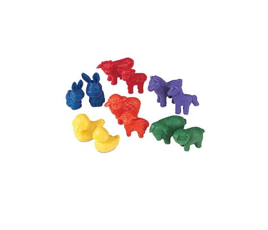 Set De Conteo Y Clasificación De Animales De La Granja