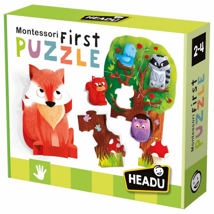 Juego Montessori Rompecabezas Del Bosque