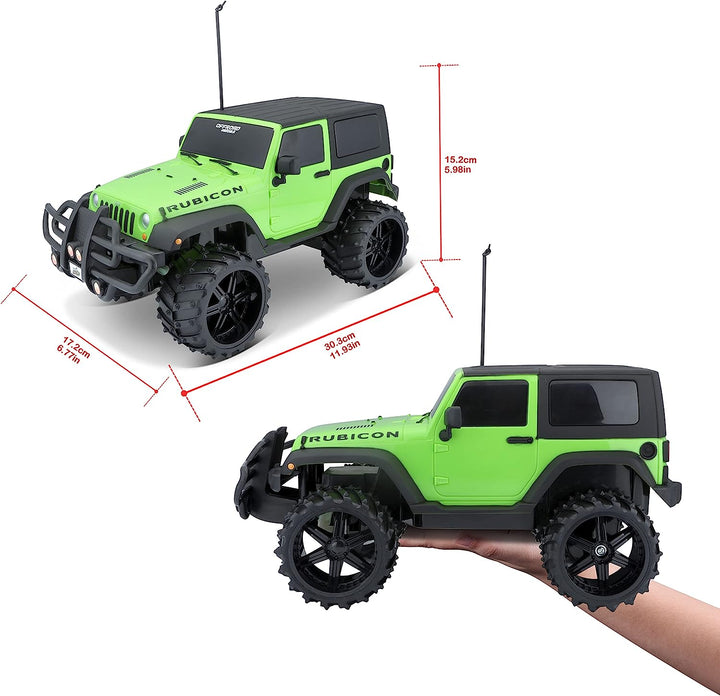Carro A Control Remoto Off Road Jeep Wrangler Rubicon 1:16