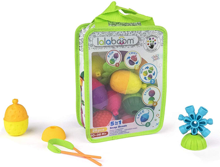 Maleta Cuentas Montessori Enhebrar