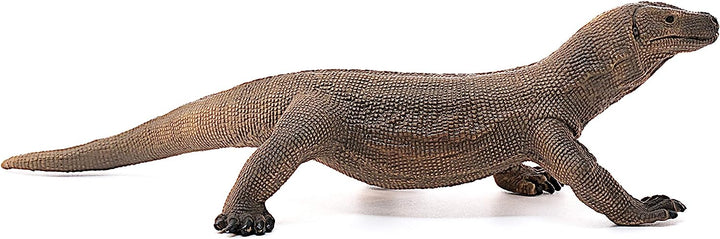 Figura Animales Dragon De Komodo Pintado A Mano