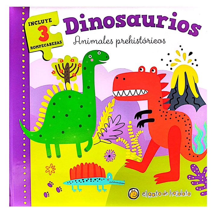 Libro Interactivo 2 en 1 Mundo Prehistorico