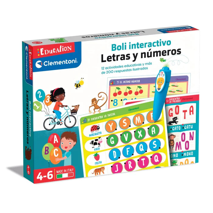 Libro Interactivo Lápiz Mágico Letras Y Números Para Niños
