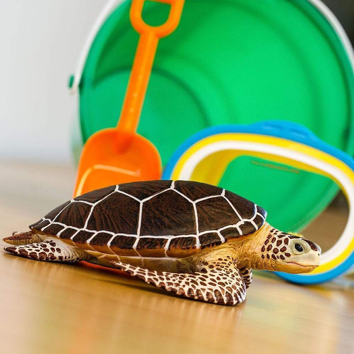 Figura Animales Tortuga Marina Pintado a Mano