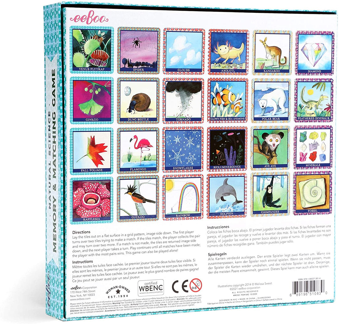 Juego De Memoria Ciencias Naturales Niños