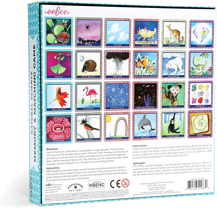 Juego De Memoria Ciencias Naturales Niños